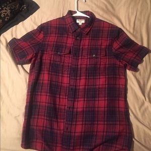 True religion button down half sleeve