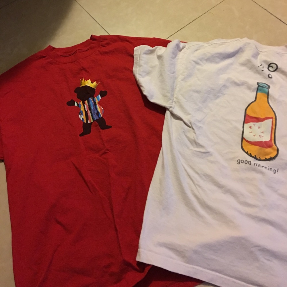 Tshirts like brand new shorts two pair