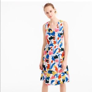 J.Crew Morning Floral A-Line Dress
