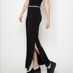 Brandy Melville Black Maxi Skirt