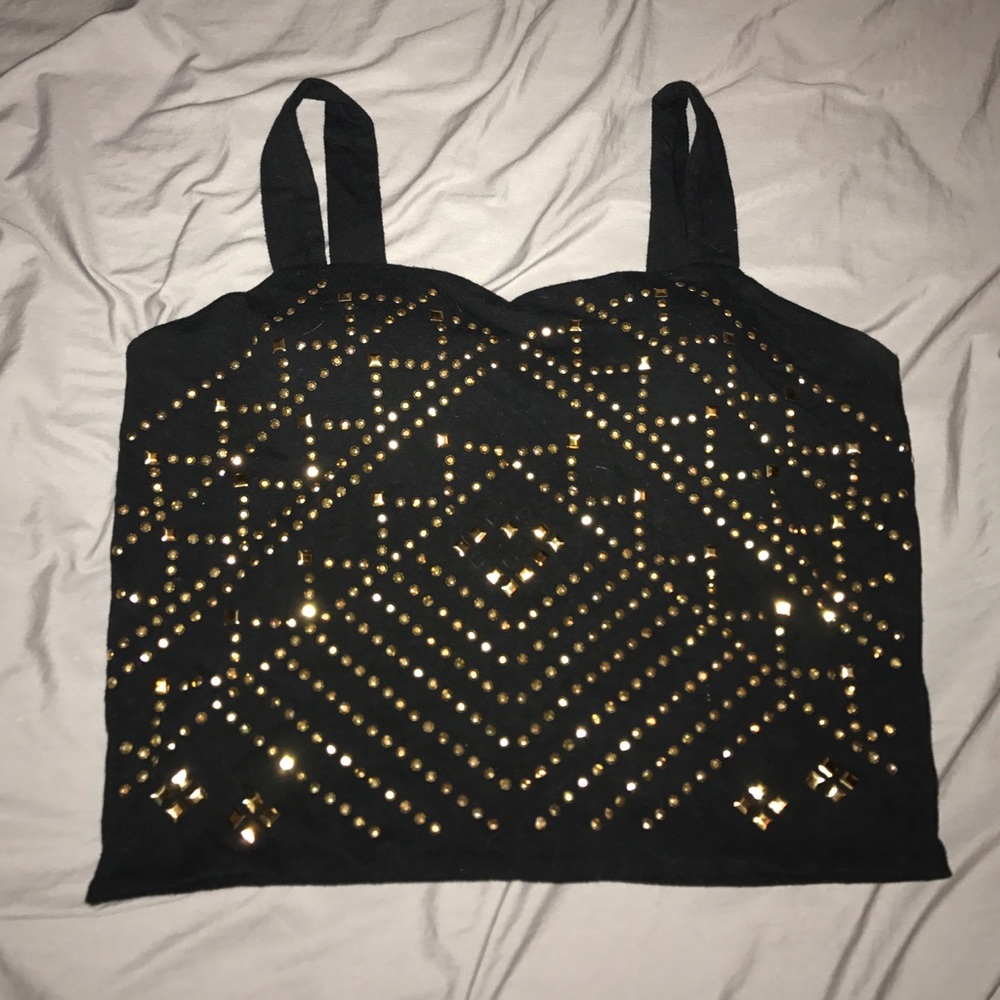 Studded Crop Top