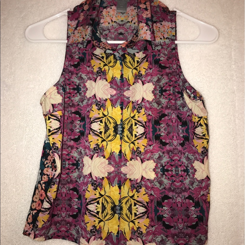 Floral Charlotte Russe top