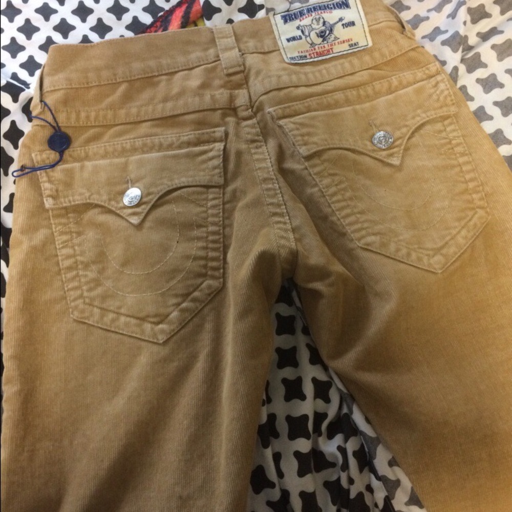 True religion corduroy pants