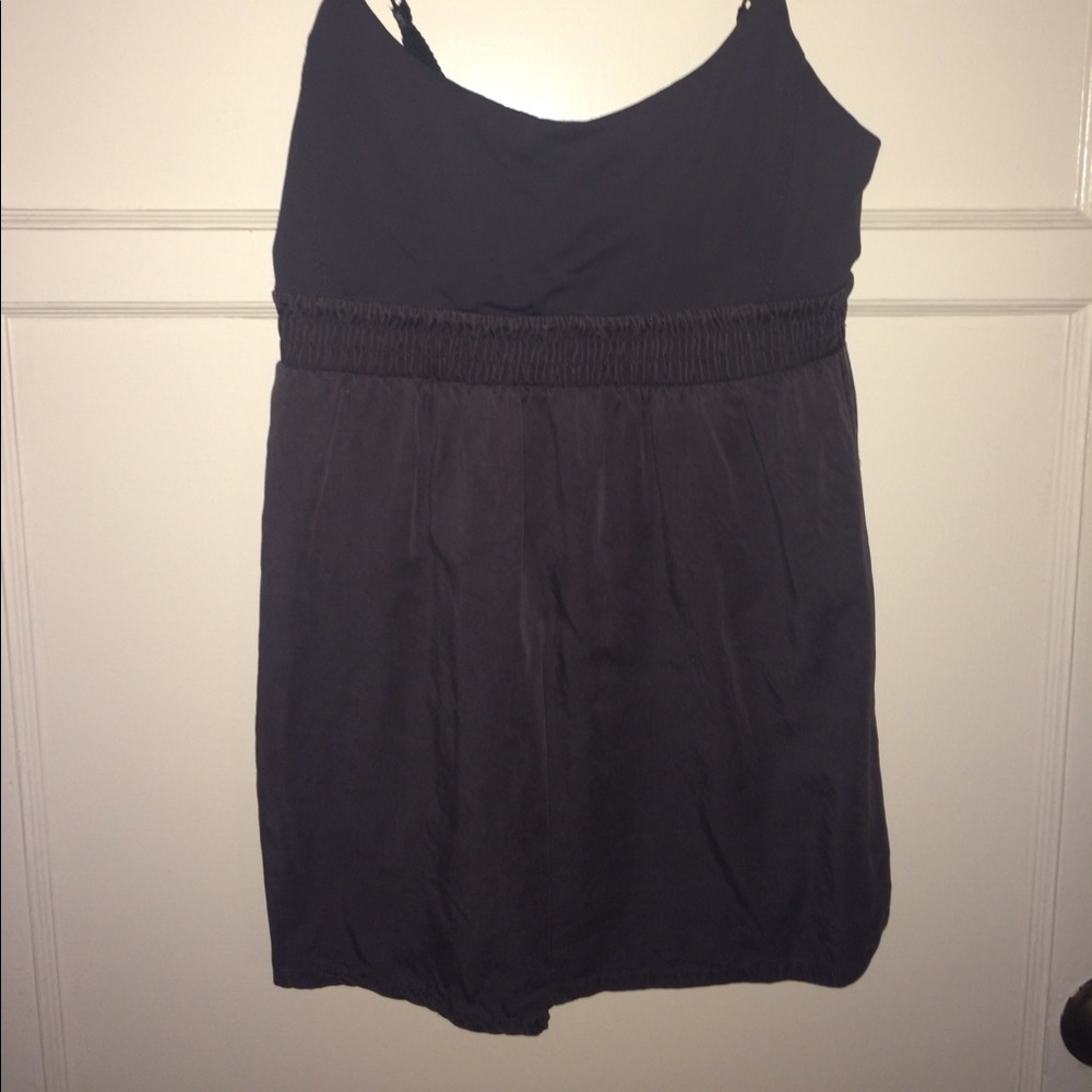 Lululemon yoga tank in charcoal grey