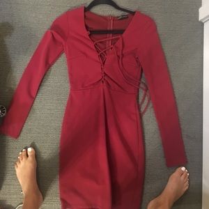 Red dress