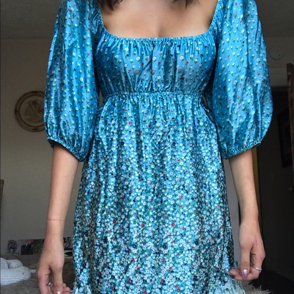 90's BETESY JOHNSON BABY BLUE DRESS