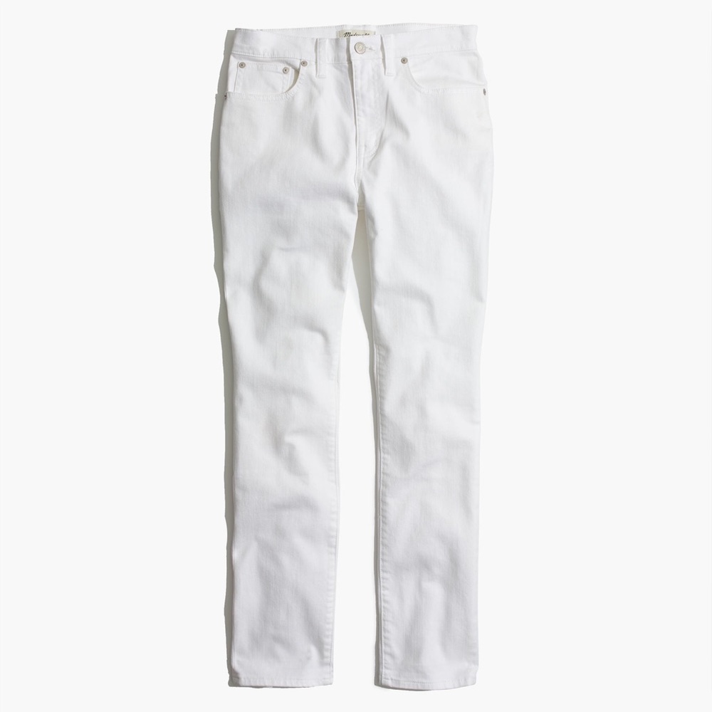 Madewell Cruiser Straight Jean Pure White Sz 24