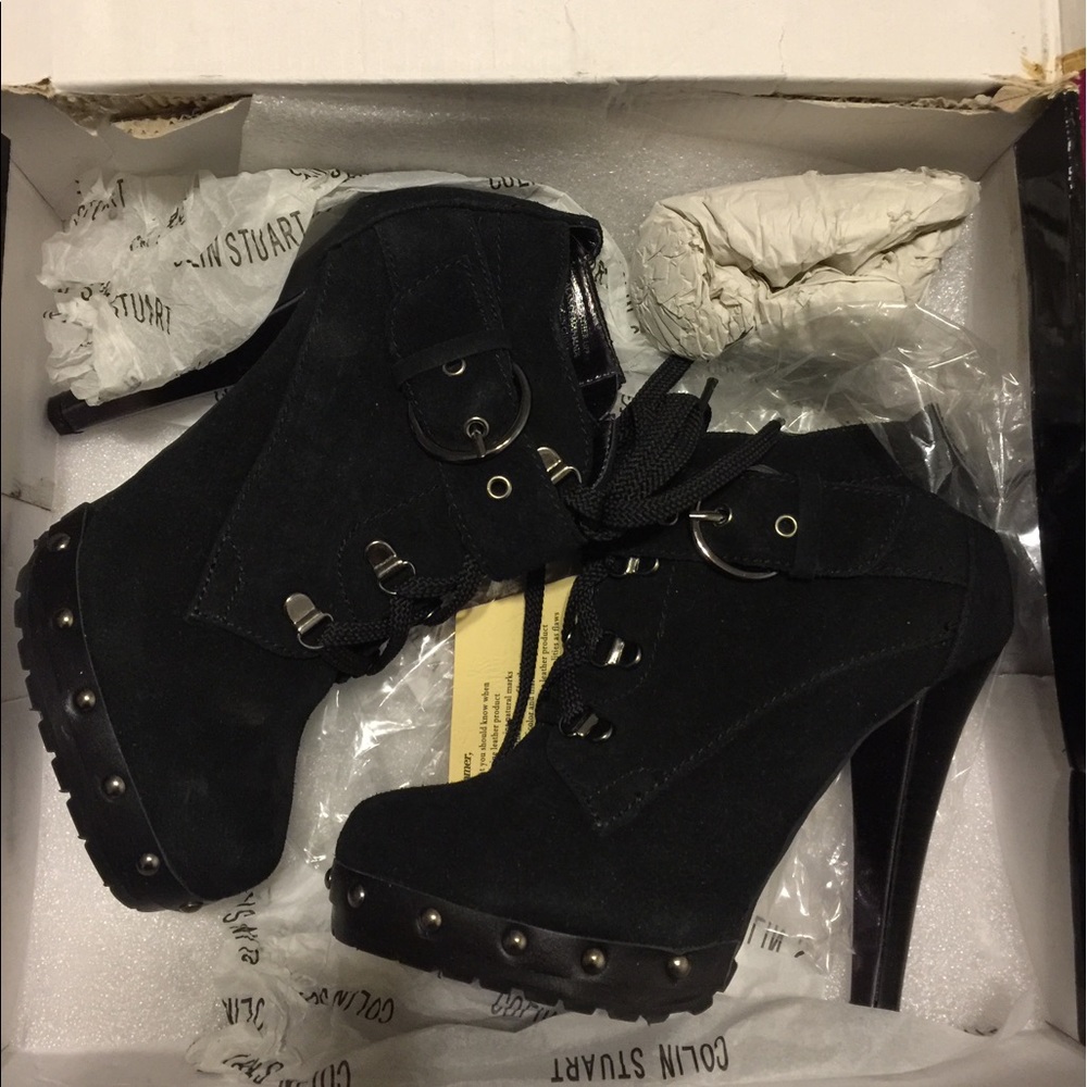 Black booties