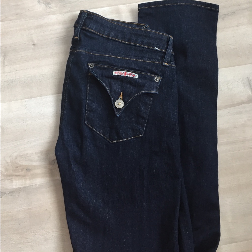 Hudson Carly straight with flap pocket