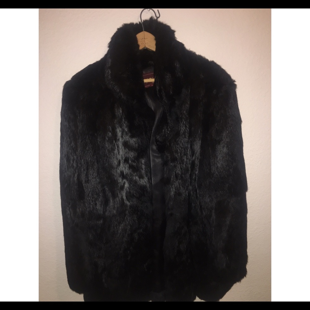 Black Fur Coat