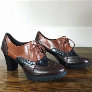 Lace-Up Bootie Pumps