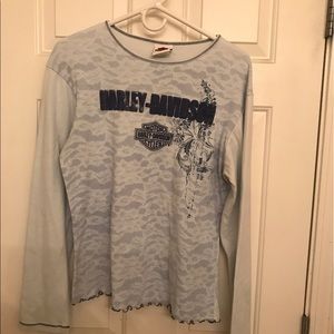Women's XL Harley Davidson Ling Sleeve Shirt