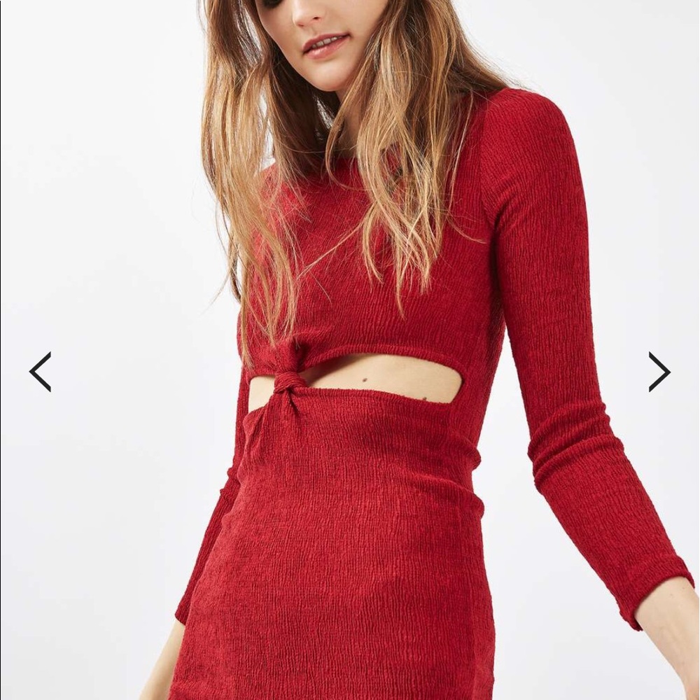 🆕Topshop Front Knot Tunic Dress