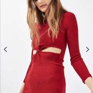 🆕Topshop Front Knot Tunic Dress