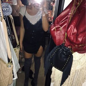 black slip dress urban outfitters!