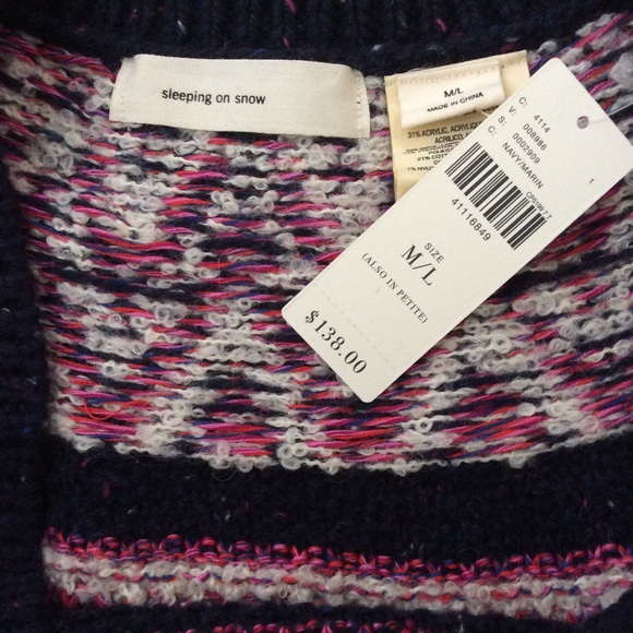 BNWT Anthro Sleeping On Snow Midland Pullover - Picture 8 of 8