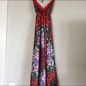 Backless Satin Dress