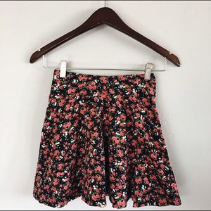 Floral Flared Skirt