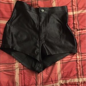 American apparel high waisted shorts