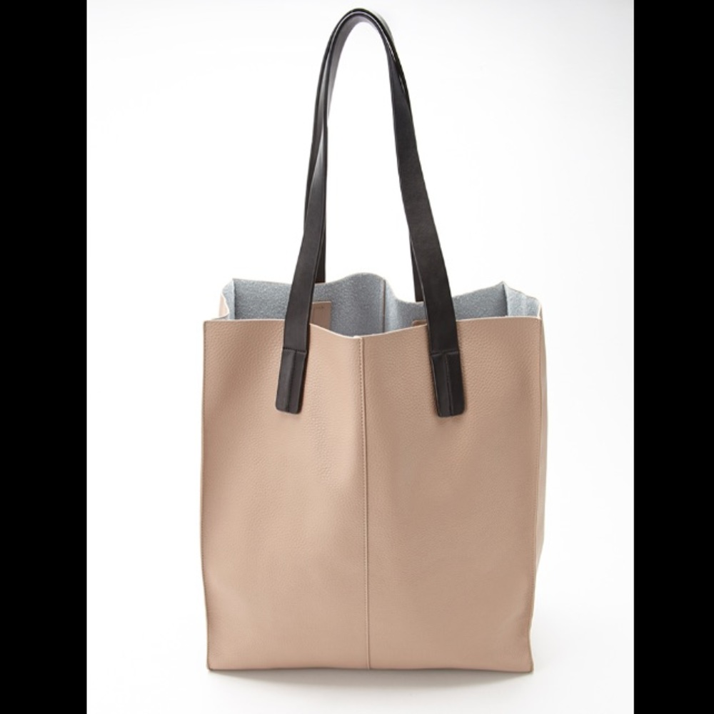 Forever 21 Faux Leather Tote w/ Detachable Clutch