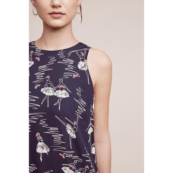 Anthropologie Pirouette Flounce Dress - Picture 2 of 8