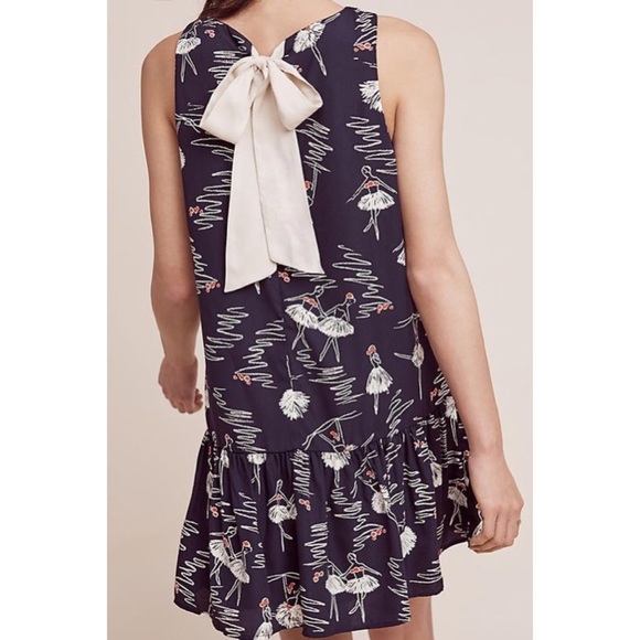 Anthropologie Pirouette Flounce Dress - Picture 3 of 8