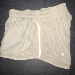 White Lululemon Shorts