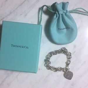 Return to Tiffany Heart Charm Tag Bracelet