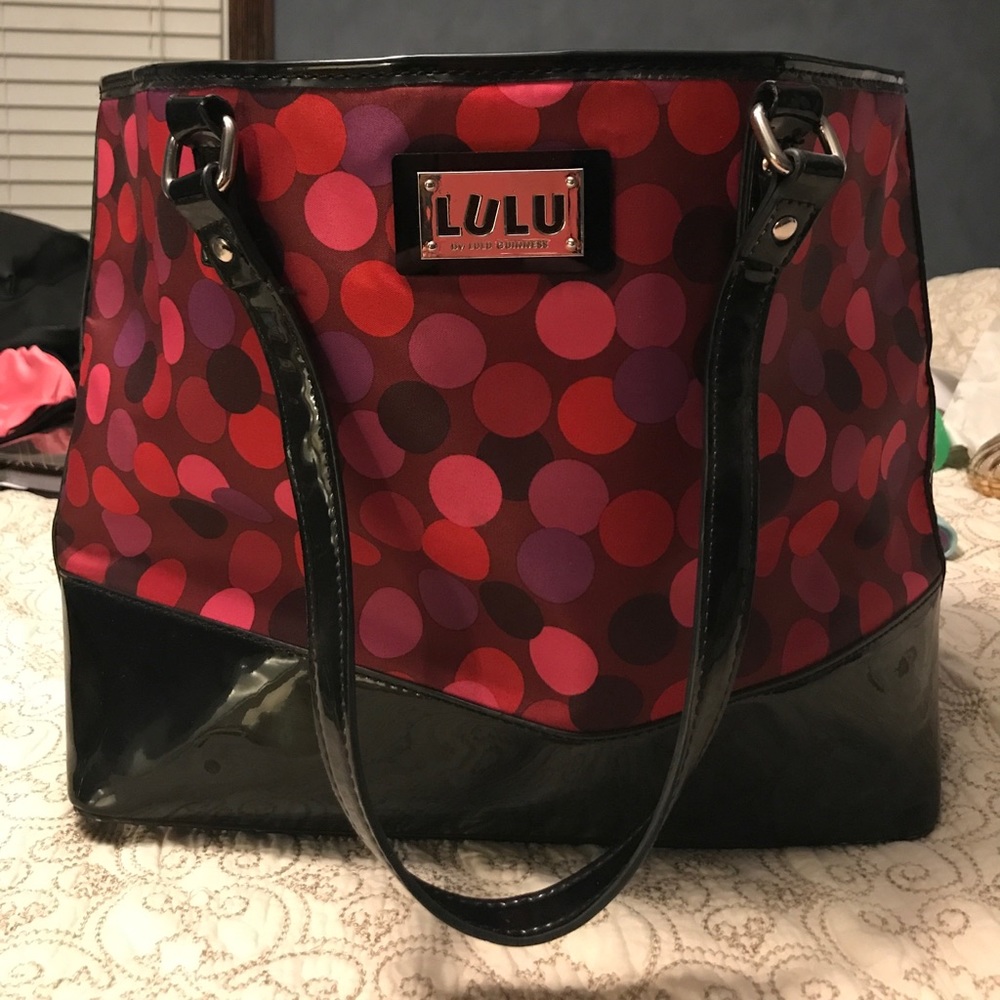 LULU polka dot bag