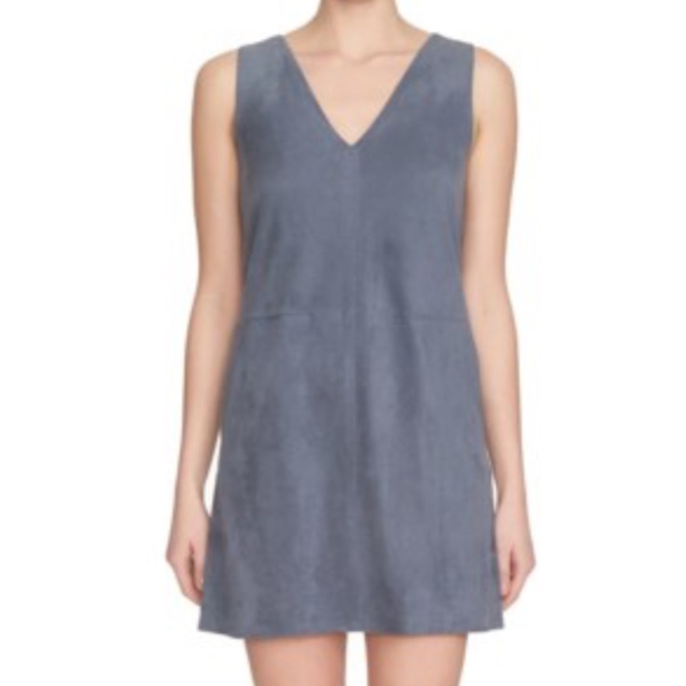 Faux suede swift dress