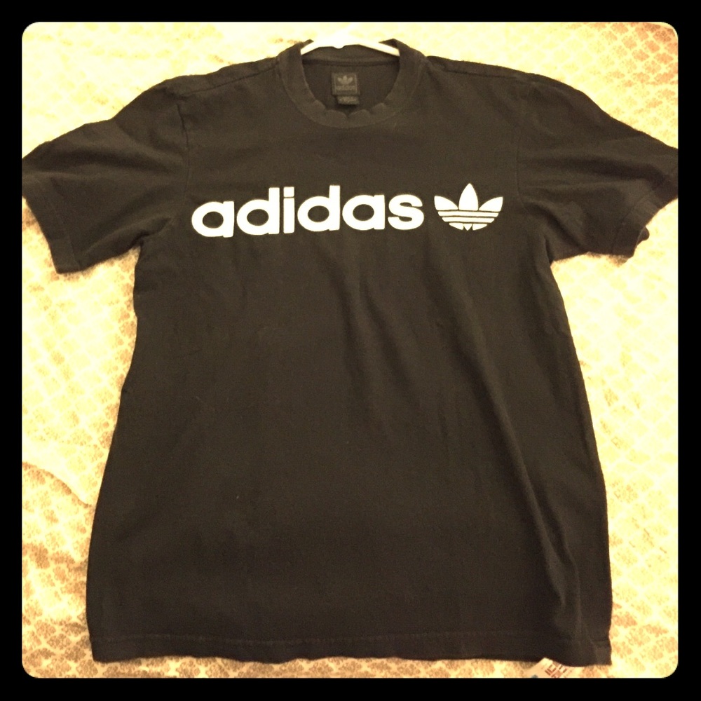 Adidas black shirt