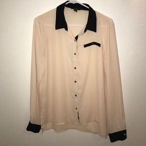 Cream blouse