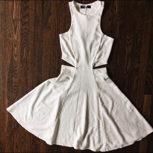 A-Line Dress with Waist Cut Outs