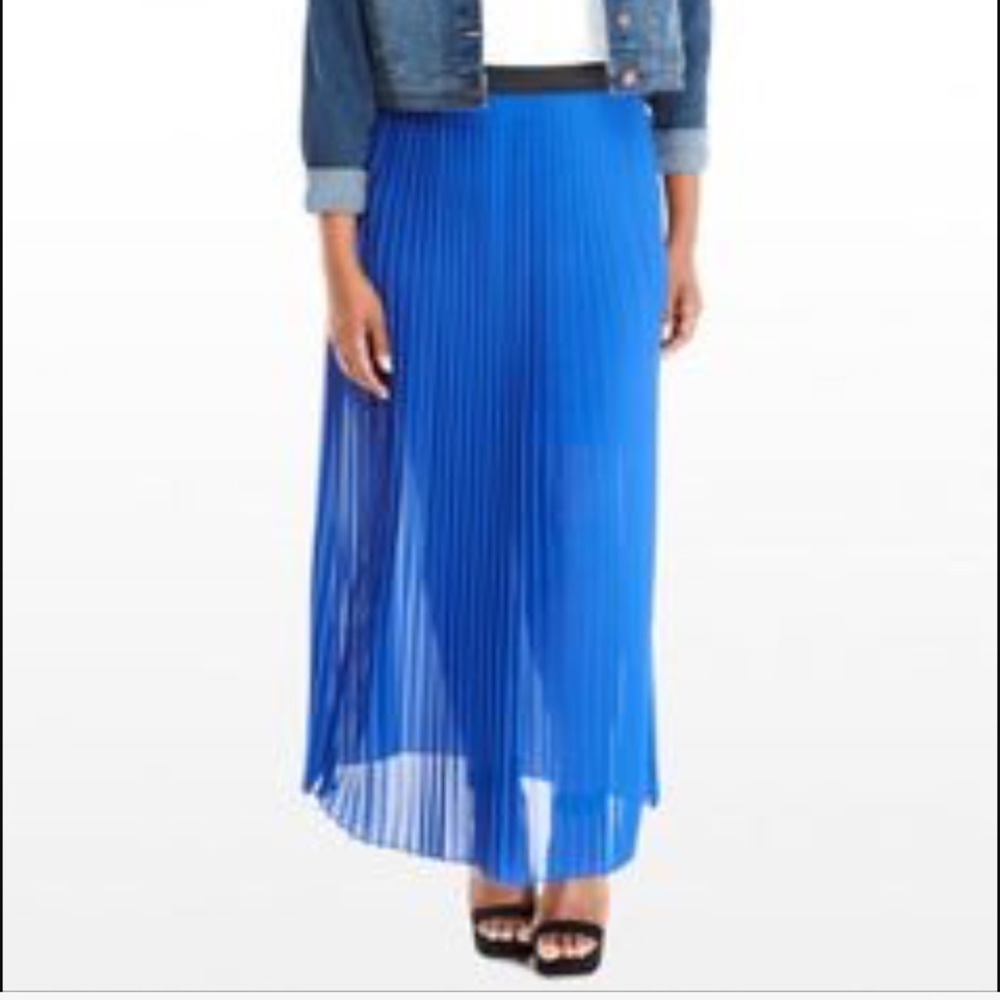 Gorgeous cobalt blue maxi skirt