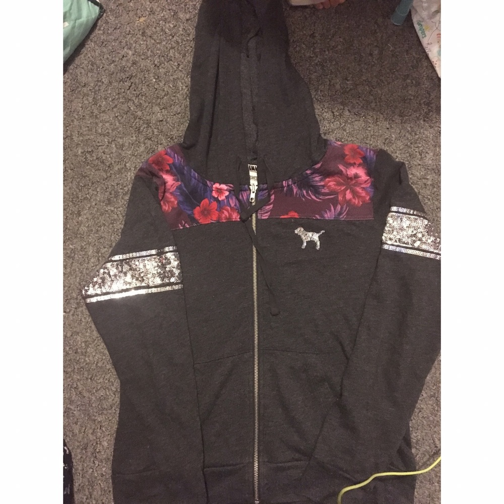Victoria Secret zip hoodie