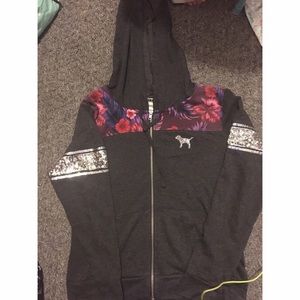 Victoria Secret zip hoodie
