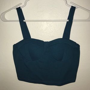 Cute blue crop top