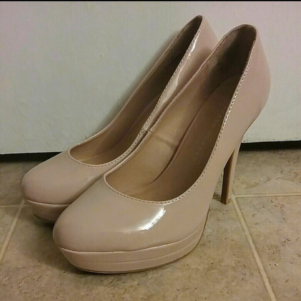Nude Pumps Heels Tan LC Lauren Conrad Size 8.5