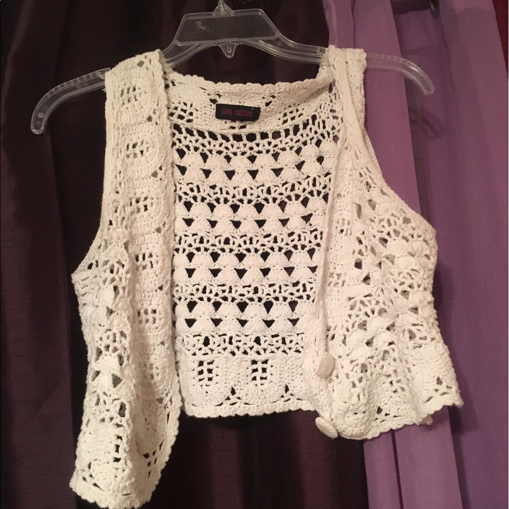 Love Culture White Vest