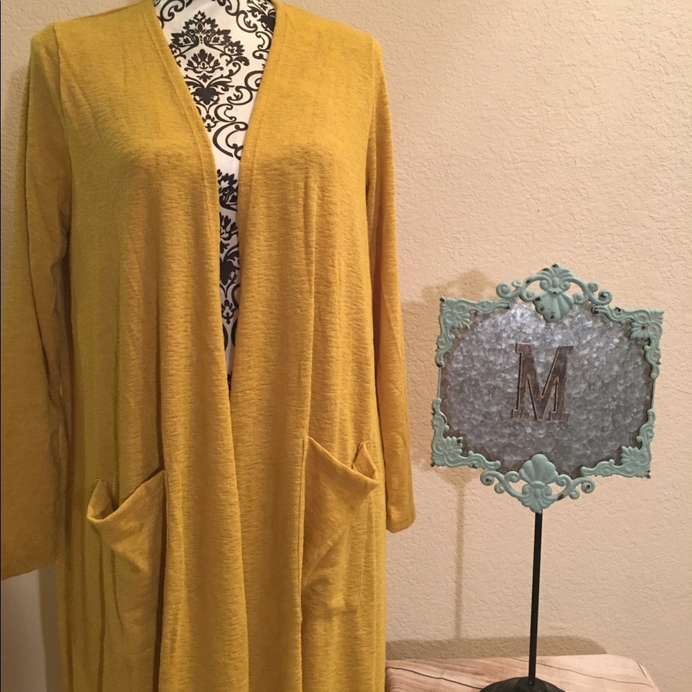 nWT yellow lularoe sarah medium