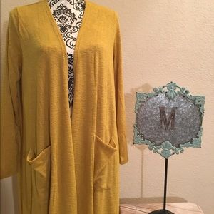 nWT yellow lularoe sarah medium