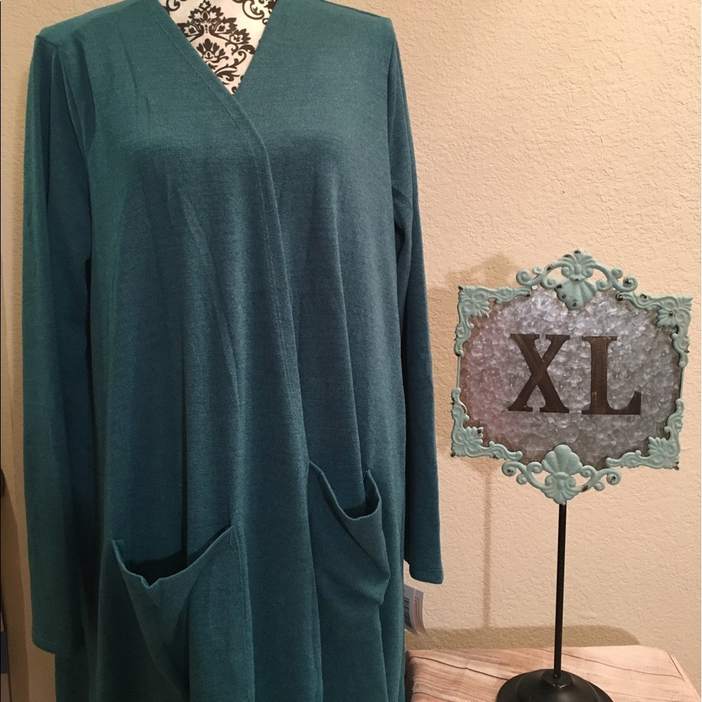 NWT xl Sarah teal blue green
