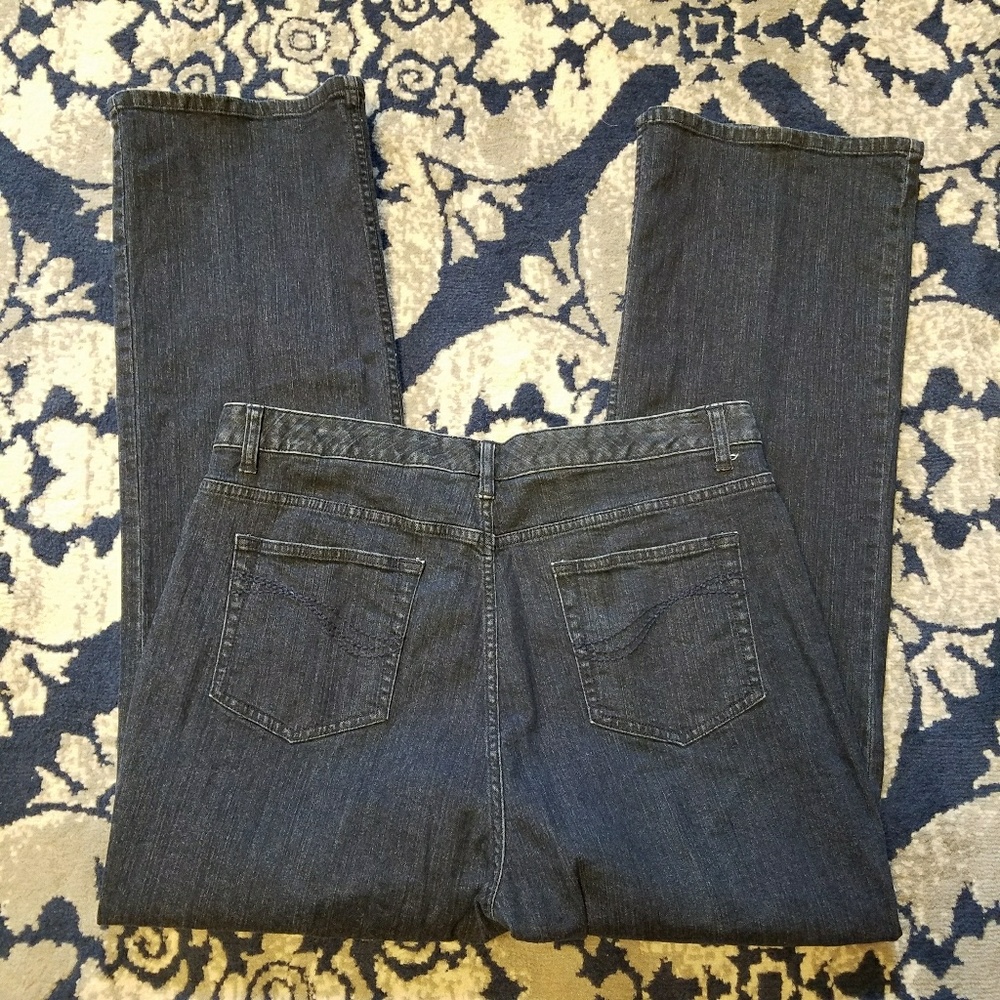 Denim & Company I Dark Classic Bootcut Jeans 16