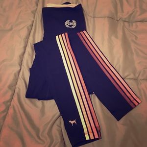 XS Victoria's Secret PINK Athletic Leggings NWOT🌸