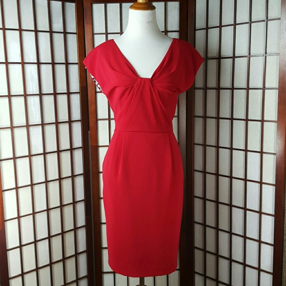 Maggy London Dresses & Skirts - Red MAGGY LONDON Lined Sheath Dress