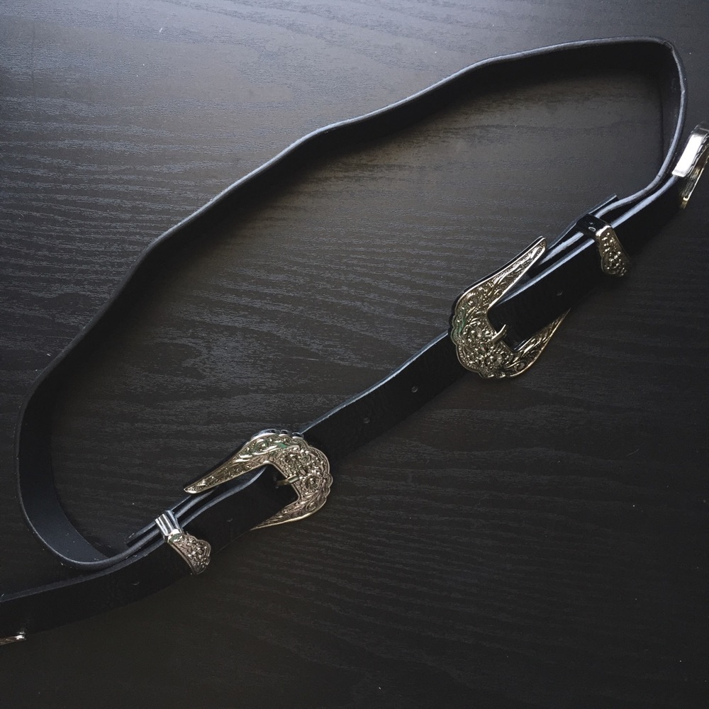 LAST ONE!🚨HP! 🎉 Western Double Buckle Belt - Picture 6 of 7