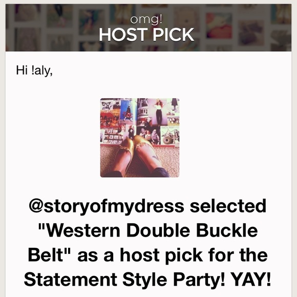 LAST ONE!🚨HP! 🎉 Western Double Buckle Belt - Picture 7 of 7