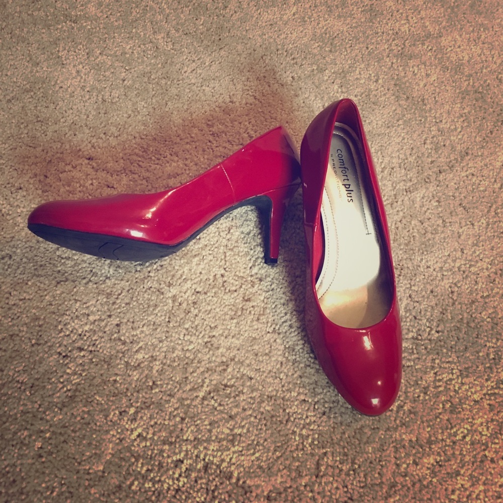 Red Comfort Plus Heels