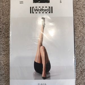 Wolford Flavia black tights/ pantyhose, back seam