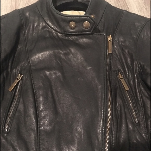 Michael Kors Leather Jacket - Picture 3 of 4